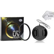 Resim 67mm Filtre Çapına Sahip Lensler için XS-PRO Slim Ultra Viole Koruyucu Uv Filtre + Objektif Lens Kapağı 