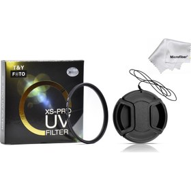 Resim 67mm Filtre Çapına Sahip Lensler için XS-PRO Slim Ultra Viole Koruyucu Uv Filtre + Objektif Lens Kapağı 