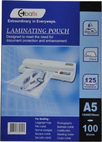 Resim A-5 Laminasyon Filmi 125 Micron 100 Lü 1 Paket 100 Adet 