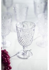 Resim Akrilik Şeffaf Tekli Kadeh & Su Meşrubat Kahve Yanı Bardağı 450 Ml Cam Değildir Çok Renkli 