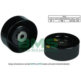 Resim Bms 218 - Alternatör Gergi Rulmanı Caddy 1.9d 96-00 - Polo 1.7 S 