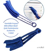 Resim UNIKAT Oto Klima ve Havalandırma Temizlik Fırçası - Mikrofiber Bezli - Çok Fonksiyonlu Kullanım 1 Adet 