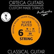 Resim Ortega NYA44N Regular Nylon Authentic 4/4 Set Klasik Gitar Teli (Normal Tension 028/043) 