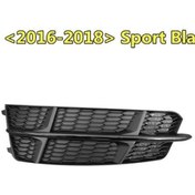 Resim Audi A6 Ön Tampon Izgara Sağ (Siyah - S-line) 2015 Sonrası Uyumlu 