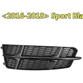 Resim Audi A6 Ön Tampon Izgara Sağ (Siyah - S-line) 2015 Sonrası Uyumlu 