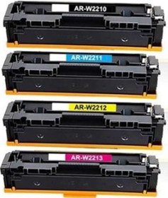 Resim Safir Toner Hp 207x-w2210x Laserjet Pro Mfp M283fdn Cmyk 1 Set Çipsiz Uyumlu Toner 