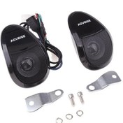 Resim Springsun Motosiklet İçin Bluetooth Mp3 Radyo, Led Işıklı Tezgahüstü Hoparlör Ve Amfi Tümleşik Cihazı - Siyah 