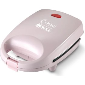 Resim Pembe Çocuk Waffle Makinesi, Pratik ve Eğlenceli Lezzetler Yapın 