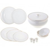 Resim Jumbo Cosmos Gold 60 Parça 12 Kişilik Yemek Takımı 