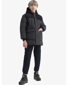 Resim Defacto Erkek Çocuk Su Geçirmez Kapüşonlu Polar Astarlı Parka E9373a825wnar15 Antrasit 