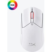 Resim HyperX Pulsefire Haste 2 - Kablosuz Oyun Faresi (Beyaz) 