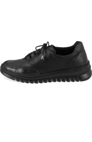 Resim Desa Alanis Siyah Kadın Deri Günlük Ayakkabı 