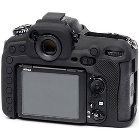 Resim Easycover Nikon D500 Silikon Kılıf Ecnd500B (Siyah) 
