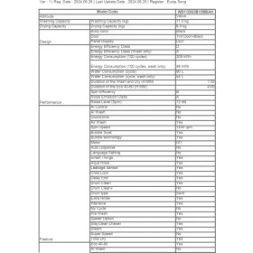 Resim Samsung WD11DG5B15BBAH 1400 Devir 11 kg / 6 kg Kurutmalı Çamaşır Makinesi 