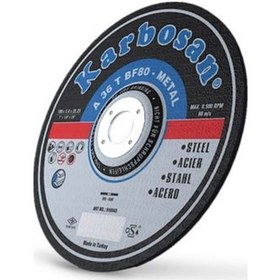 Resim Karbosan 10440 Inox Metal Düz Kesici 115x1.0x22 