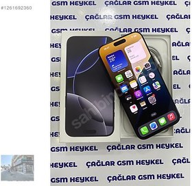 Resim Apple iPhone 16 Pro Max İkinci El YD | 256 GB | Siyah 