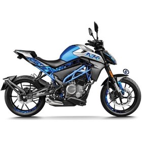 Resim Cf Moto Nk250 Blue Triangle Tam Takım Model Sticker Modeli 