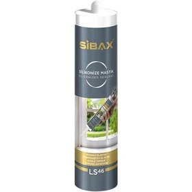 Resim Sibax LS46 Akrilik Silikonize Mastik 450gr Kırmızı 
