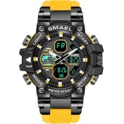 Resim Hanyang Turuncu Spor Saatler Smael Erkek Izle Askeri Ordu 50 M Su Geçirmez Otomatik Tarih Çalar Saat 8027 Kuvars Kol Saatleri Dijital Işık Izle (Yurt Dışından) 