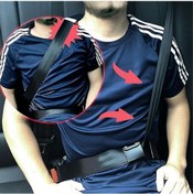 Resim 2 Adet Araba Emniyet Kemer Sınırlayıcı Pozisyon Ayarlayıcı Boyun Omuz Kapağı Kayışı Kilitleme Klipsi Koruyucu Siyah 