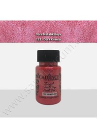 Resim Cadence Dora Metalik Boya 50 Ml. 133 Dora Kırmızı 
