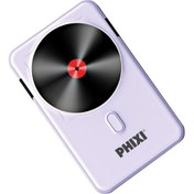 Resim Phixi Force PW14 10000 mAh 2 Çıkışlı Wireless Magsafe Powerbank Mor 