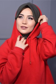 Resim Nowa Scarf Spor Şapka Scarf Havuz Da Kullanılmaya Uygun Haki Yeşili 