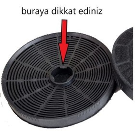 Resim Termikel Oval Aspiratör Davlumbaz 15.5 Cm Karbon Filtre Seti - 532376799 Uyumlu 