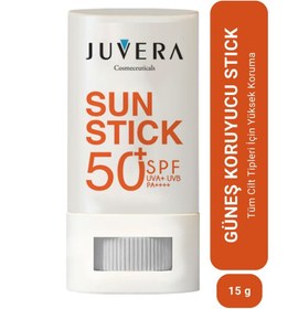 Resim Juvera cosmeceuticals stick güneş koruyucu krem tüm cilt tipleri için 50spf pa 15gr 