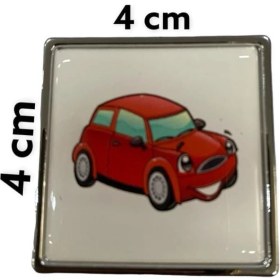 Resim Simge Kare Krom Çekmece Düğmesi 