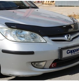 Resim Cappafe Honda Civic 7 Ön Kaput Koruyucu Rüzgarlık 4Mm Abs 01-06 
