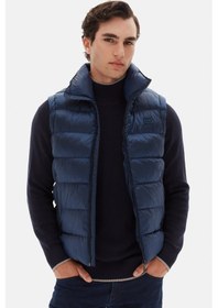 Resim Twn Slim Fit Saks Mavi Düz Yelek Mont 3ecy70501502m 750 