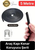 Resim 5 Metre Araç Kapı Kenar Koruyucu Şerit Oto Araba Pratik Yapışkanlı Koruma Şeridi Otomobil Contası Diğer 