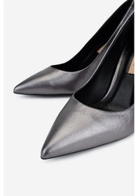 Resim Valmenti Kadın Hakiki Deri Antrasit Stiletto Ayakkabı 1160 26330 Bn Ayk Sk25-26 Antrasıt Antrasit 