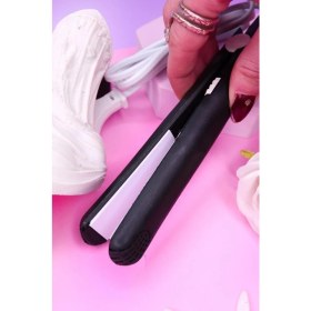 Resim DEMPOWER Seyahat Tipi Mini Saç Düzleştirici Siyah 