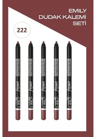 Resim Emily Long Lasting Lip Pencil No: 222 - Dudak Kalemi X5 222 