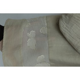 Resim MODAQU Standart Beden Garnili Modal Kumaş Tunik - Vizon 