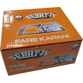 Resim Çerçici Sebat-Iş Yaylı Metal Fare Kapanı 12 Adet 