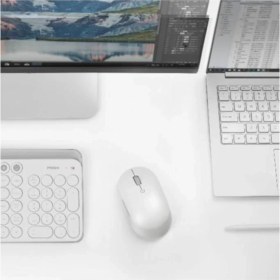 Resim Xiaomi Mi Çift Modlu Kablosuz Bluetooth Mouse (Beyaz) HLK4040GL 