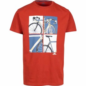 Resim Trespass Chowder- Casual Printed Tshirt Erkek Kırmızı Tişört 