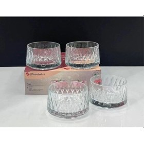Resim Paşabahçe 530166 Leafy Kase 4 Lü Çok Renkli 