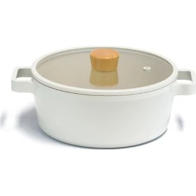 Resim Neoflam Fika 22CM x 9cm Cam Kapak Tencere 