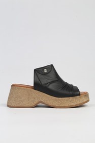 Resim Pierre Cardin ® | PC-7211- 3807 Siyah-Kadın Topuklu Terlik 