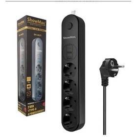 Resim Termal Akım Korumalı 2 Usb 1 Type-c 4lü 2 M 