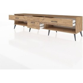 Resim Hyperion Tv Ünitesi 3 Çekmeceli 220x44x51 Çam-çam Atlas Çam/atlas Çam - Atlas Çam 
