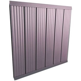 Resim Alüminyum Panel Radyatör Ekol 600x1300 Ral 7016 Antrasit Gri 