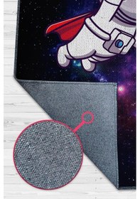 Resim Homshtag Merhaba Dünya Neon Renk Çocuk Odası Halısı Minimal Çocuk Halısı Çok Renkli 