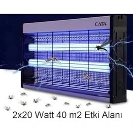 Resim TeknoKapsül CT-9401 Uv Işıklı Elektrikli Sinek Öldürücü Sessiz Etkili Haşere Kovucu 2X20W 