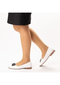 Resim Twoegoist Kadın Deri Loafer Babet Casual Ayakkabı 001 