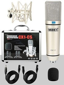 Resim Midex Superior Pack-3 Stüdyo Kayıt Ekipmanları Glx-800 Ses Kartı CX1 Stüdyo Mikrofon 